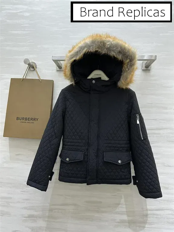 Burberry Diamond Quilted Hooded Jacket